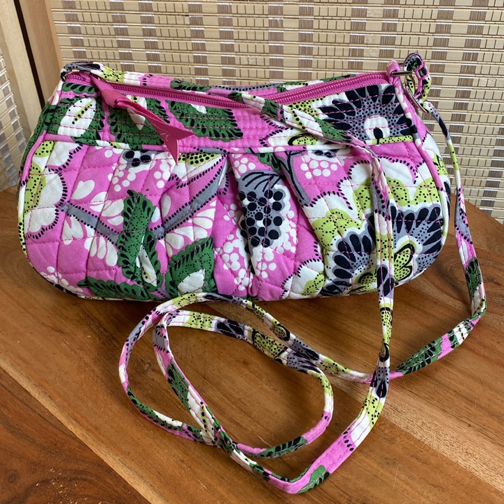 Vera Bradley Retired  Frannie Priscilla Pink Crossbody Bag